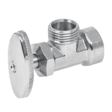 Llave angular con presión sin tuerca 1/2" x 1/2" YD0186 Yarden