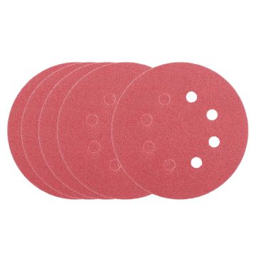 Discos de lija para lijadora roto-orbital de 5" G-80 TC6036 Toolcraft