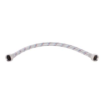 Manguera flexible de aluminio para lavabo 1/2" x 1/2" YD0025 Yarden