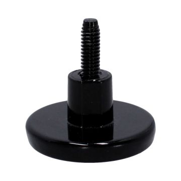 Nivelador negro con tornillo de 5/16" x 50 mm tipo knoll 166170-N Rish