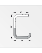 Gancho de pared y techo engomado 02976 Alfer