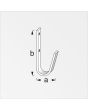 Gancho universal 87 x 32 mm 02980 Alfer