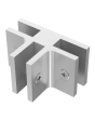Conector para vidrio "T" con opresores Herralum