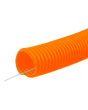 Poliducto corrugado naranja con guía 1/2" x 100 metros 10294 Adir