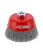 Carda de copa alambre ondulado fino 4" 10670 Adir