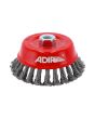 Carda de copa alambre trenzado fino 5" 10674 Adir