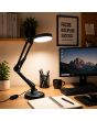 Luminario LED 7W de escritorio 2 en 1 USB negro mate 10773 Adir