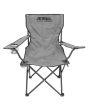 Silla plegable de campismo con portavaso gris 10857 Adir