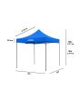 Carpa plegable de 3 x 3 metros Azul 10868 Adir