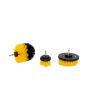 Juego de cepillos para taladro para limpieza 3 piezas 11535 Adir
