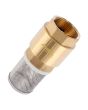 Válvula de pie pichancha 1-1/4" con rejilla de acero inoxidable 11740 Adir
