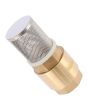Válvula de pie pichancha 1-1/4" con rejilla de acero inoxidable 11740 Adir