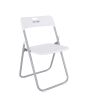 Silla plegable blanca 12133 Deco Hogar