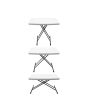 Mesa de servicio plegable 77 x 50 cm 12135 Deco Hogar