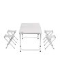 Mesa plegable 120 cm con 4 bancos 12139 Deco Hogar