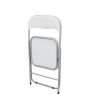 Silla plegable acojinada color blanco 12152 Deco Hogar