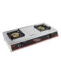 Parrilla de Gas para mesa de 2 quemadores con chispero 12307 Silver Master