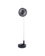 Ventilador portátil recargable de escritorio negro 12380 Adir
