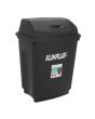 Bote de ABS con tapa balancín 25 litros 12911 KLINPLUS
