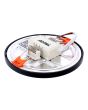 Empotrado circular con base ajustable 12 W luz blanca 13502 Adir
