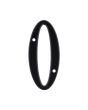 Número "0" de latón sólido 4" Negro 13656 Adir