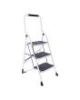 Escalera de 3 peldaños blanca con barandilla alta 13771 Adir