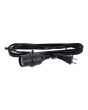 Extensión negra con socket e interruptor 3 m 13826 Adir