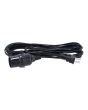 Extensión negra con socket e interruptor 5 m 13827 Adir