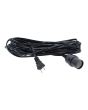 Extensión negra con socket e interruptor 10 m 13828 Adir