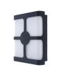 Arbotante decorativo ovalado 40 W luz cálida Milford 14187 Mavrik