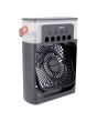 Ventilador y enfriador de aire portátil 2 en 1 negro 14455 Adir