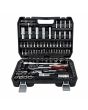 Juego de herramientas mecánicas Autoclé con 108 piezas mandos 1/4" y 1/2" 15217 Adir