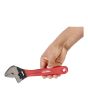 Llave ajustable (perico) pavonada con mango de vinil 8" 15425 Adir