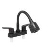 Mezcladora 4" para lavabo cuello flexible 16031 Maxflu