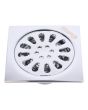 Resumidero cuadrado de acero inoxidable cromo 4" x 4" 16046 Maxflu