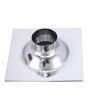Resumidero cuadrado de acero inoxidable cromo 6"x 6" 16048 Maxflu