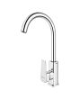Monomando para fregadero cuello curvo 34 cm 16083 Maxflu