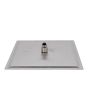 Regadera metálica cuadrada 12" satín semi mate 16106 Maxflu