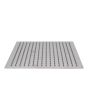 Regadera metálica cuadrada 12" satín semi mate 16106 Maxflu