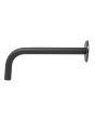 Brazo redondo para regadera de pared negro mate 16109 Maxflu
