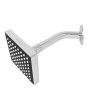 Regadera cuadrada 4" de ABS cromo 16123 Maxflu