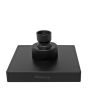 Regadera cuadrada 4" de ABS negro mate 16124 Maxflu