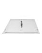 Regadera cuadrada extraplana 16" cromo 16134 Maxflu