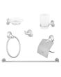 Juego de accesorios para baño gris 16251 Maxflu