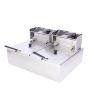 Freidora eléctrica doble bandeja 12 litros 17010 Silver Master