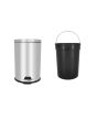 Contenedor para basura de 20 litros 17232 Silver Master