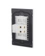 Placa con 1 apagador sencillo blanca Línea Cantabria Flat 18001 Adir