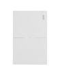 Placa con 2 apagadores de escalera blanca Línea Cantabria Flat 18004 Adir