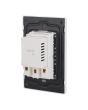 Placa con 2 contactos, 1 entrada USB "A" y 1 entrada USB "C", blanca Línea Cantabria Flat 18021 Adir
