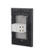 Placa con Dimmer negro mate Línea Cantabria Flat 18035 Adir